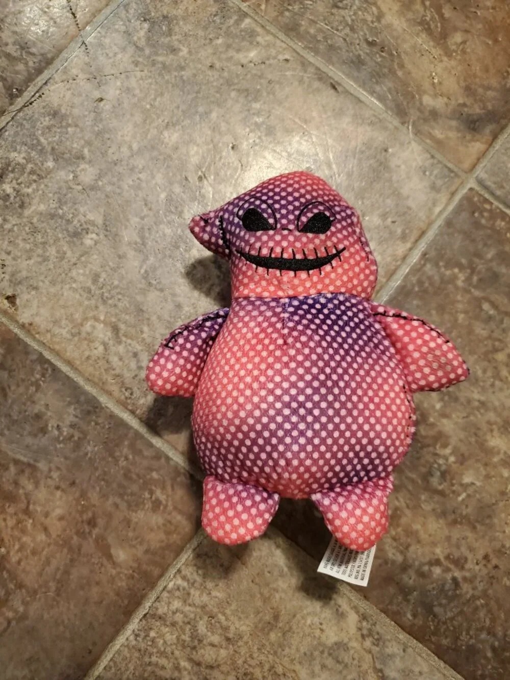 The Nightmare Before Christmas Oogie Boogie Plush Pink and Purple - Picture 2 of 4